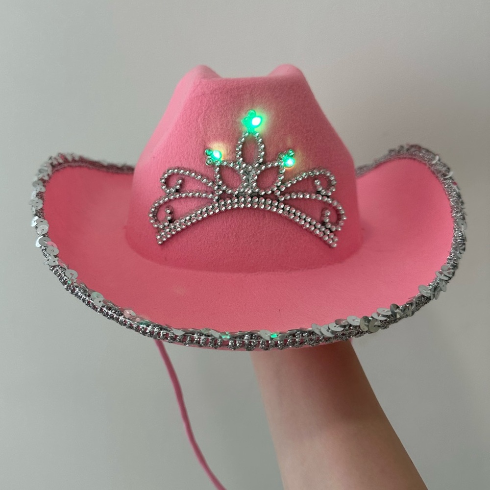 Pink Eras Tour Cowboy Hat (Lights Up)